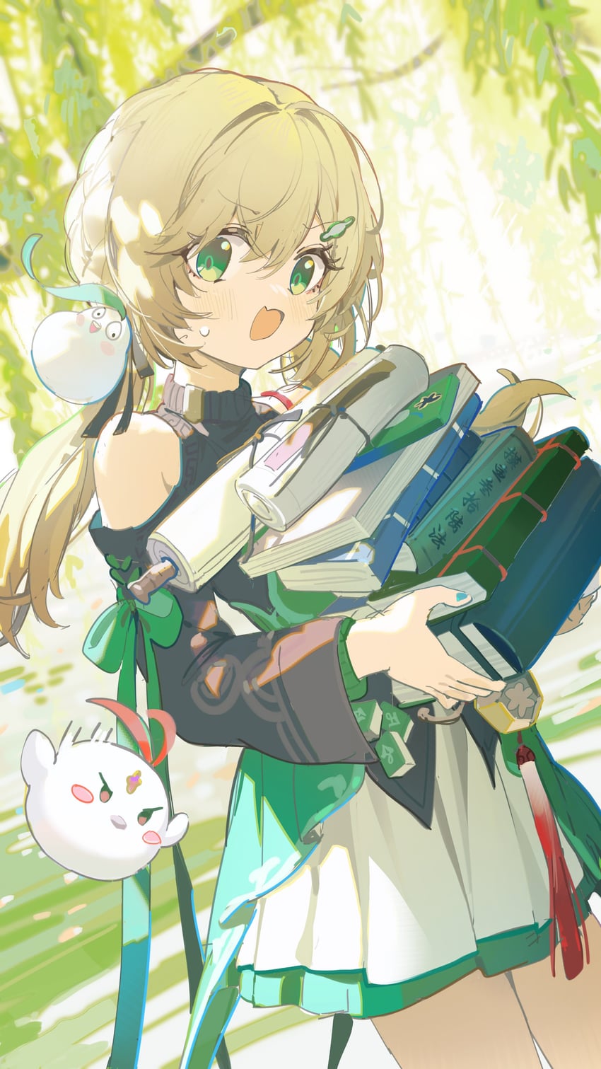 qingque (honkai and 1 more) drawn by coria