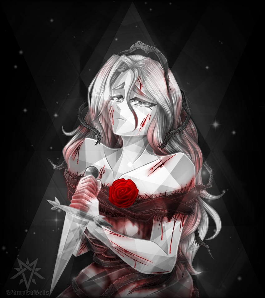 princess and the thorn (slay the princess) drawn by vampisabells