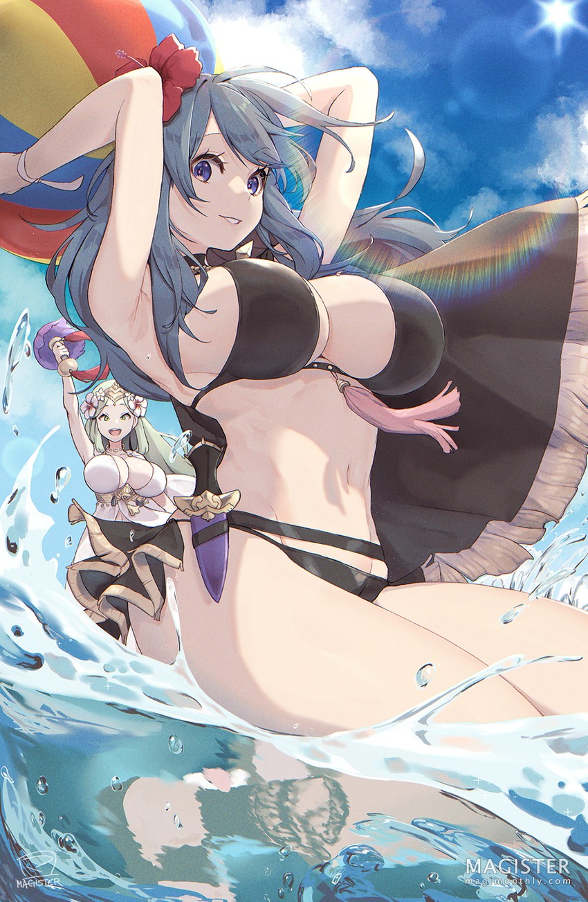 female byleth and rhea (fire emblem and 2 more) drawn by magister