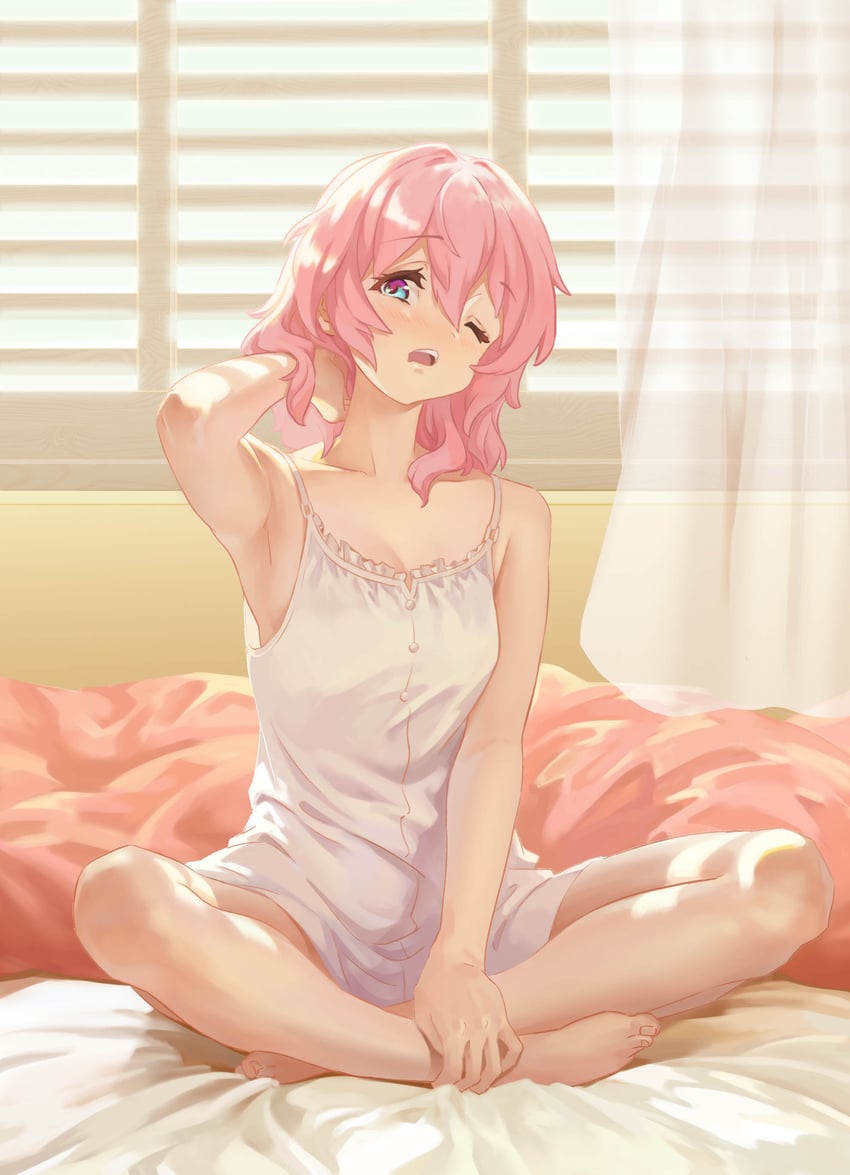march 7th (honkai and 1 more) drawn by theleopardcat