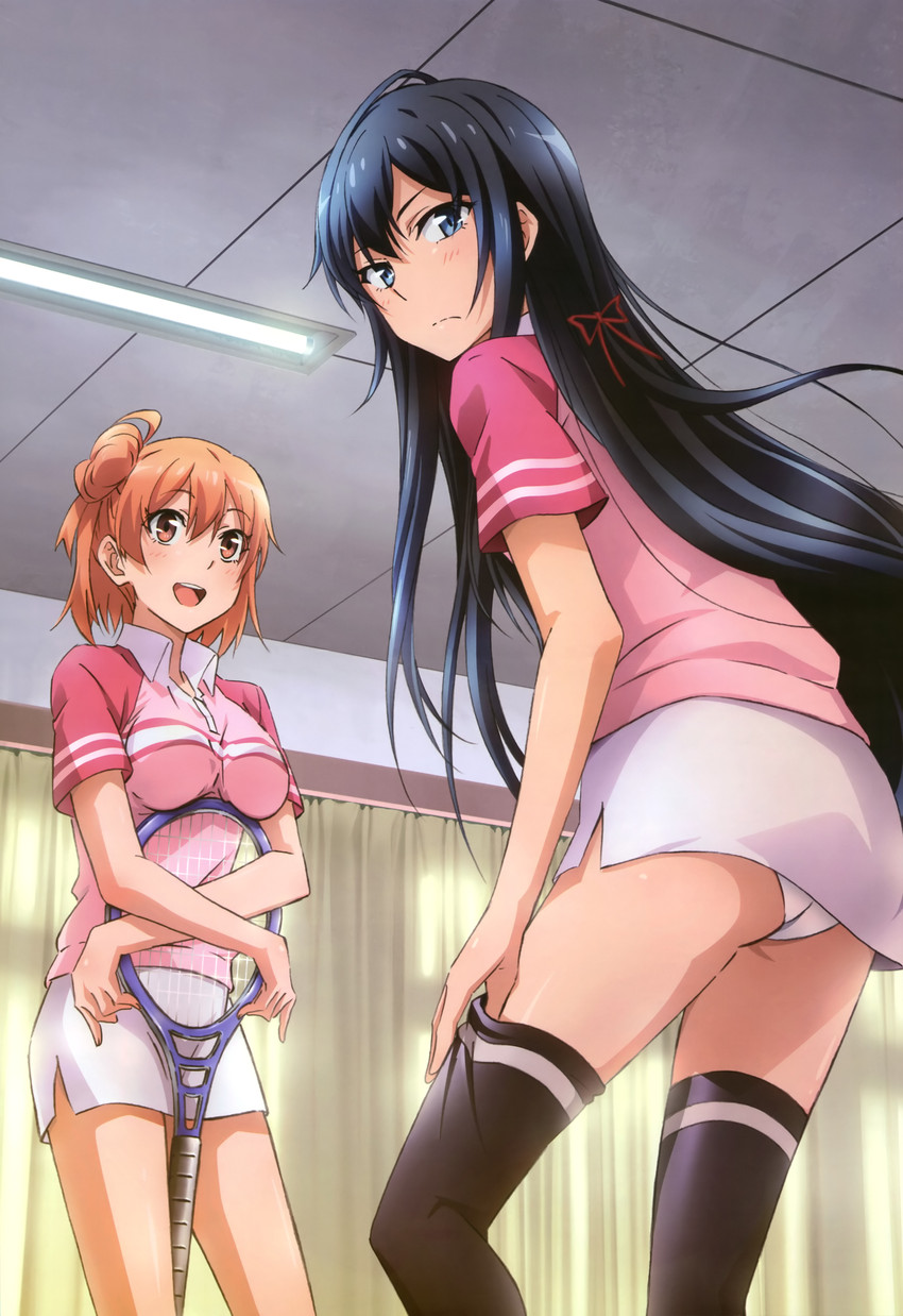 yukinoshita yukino and yuigahama yui (yahari ore no seishun lovecome wa machigatteiru. and 1 more) drawn by nakano_keiya