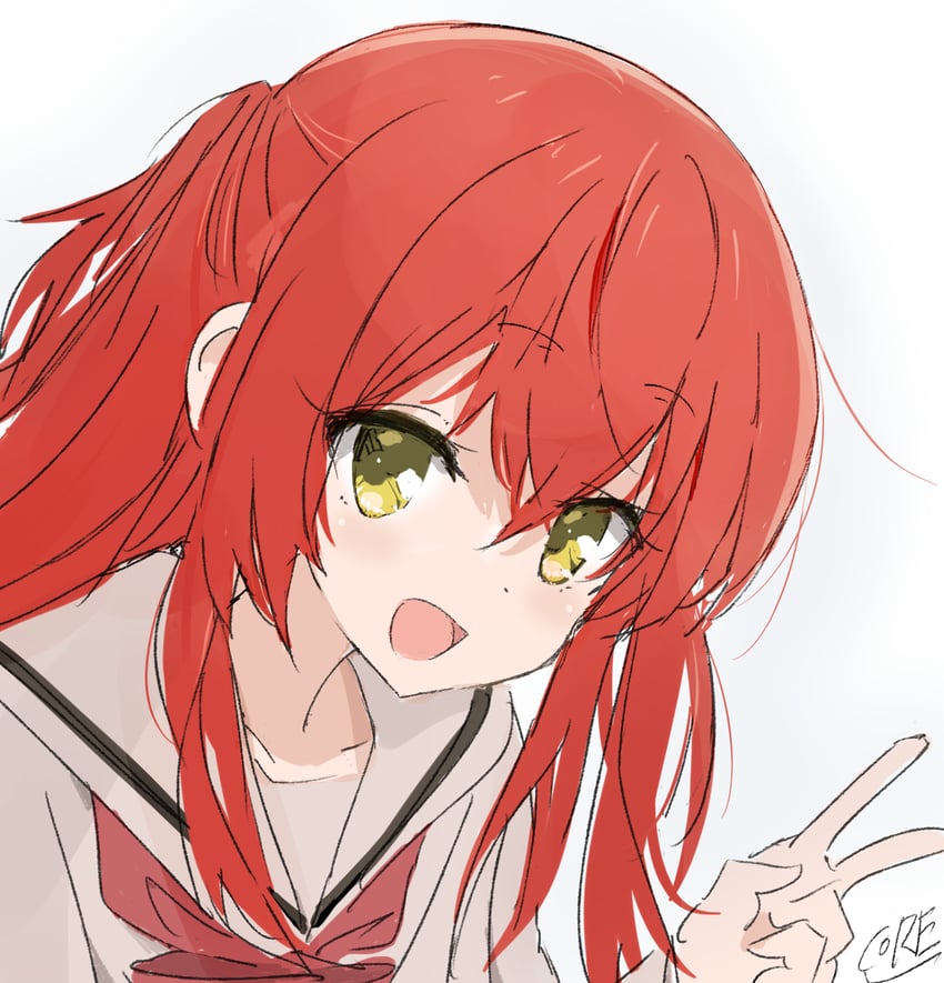 kita ikuyo (bocchi the rock!) drawn by core_(mayomayo)