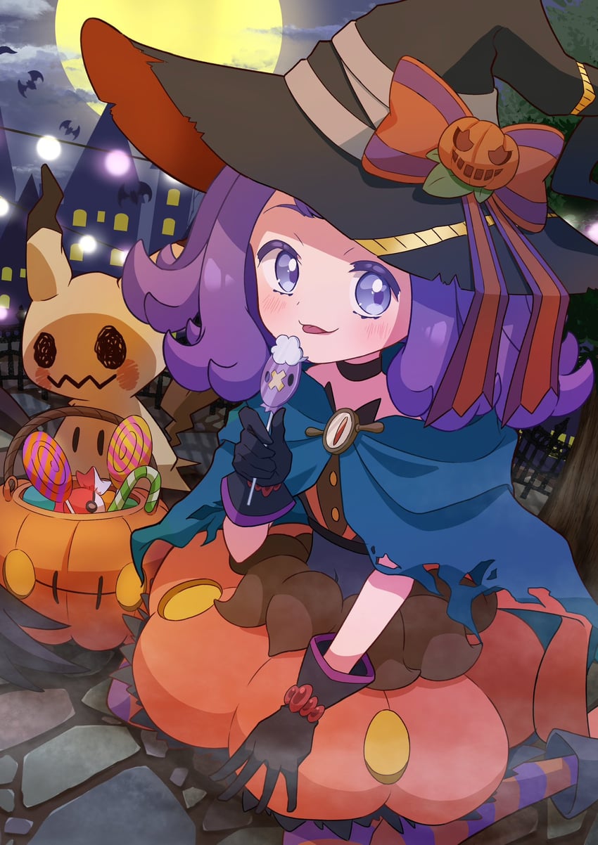 mimikyu, acerola, chandelure, and drifblim (pokemon and 1 more) drawn by refisa