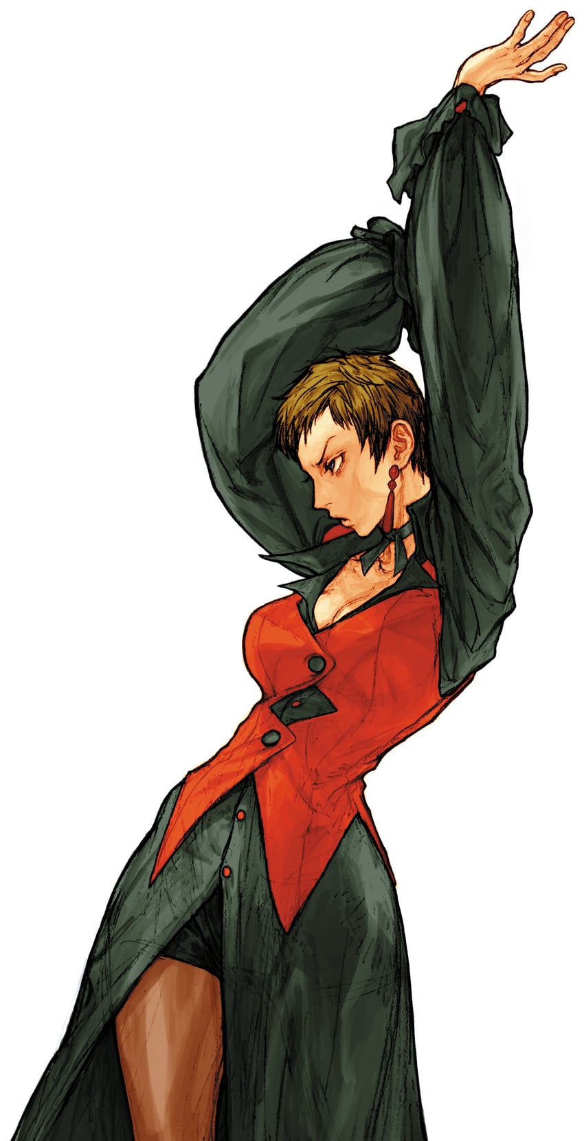 vice (the king of fighters and 1 more) drawn by nishimura_kinu