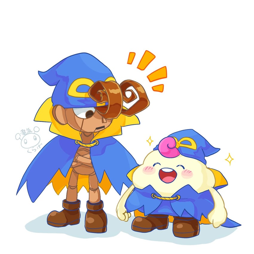 geno and mallow (mario and 1 more) drawn by denkikurage1105