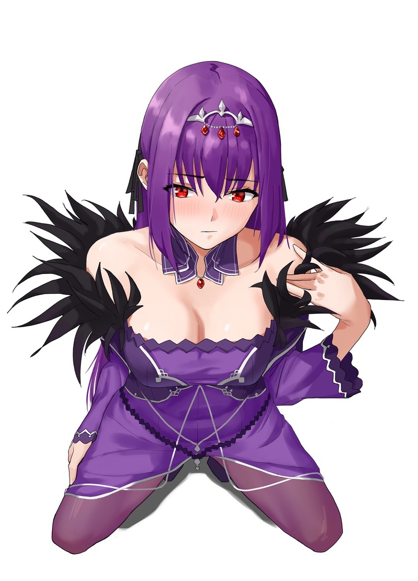 scathach and scathach skadi (fate and 1 more) drawn by chela77