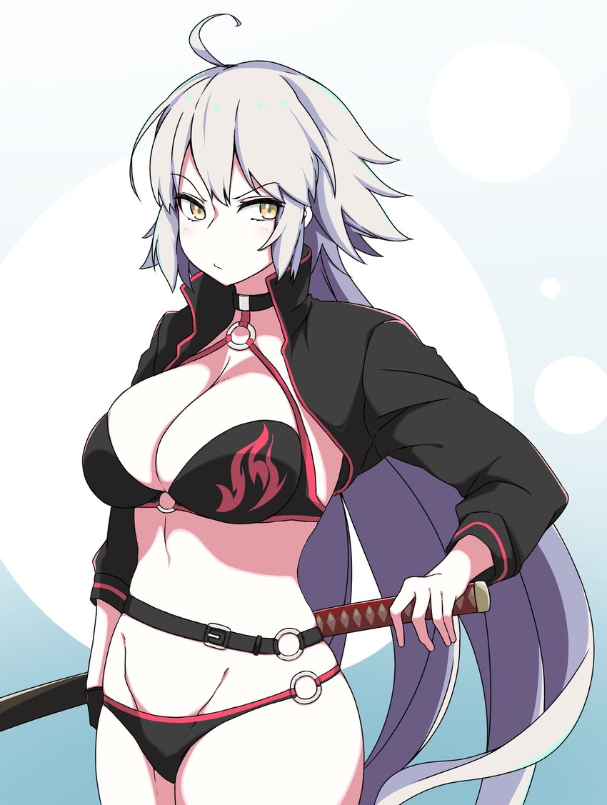 jeanne d'arc alter (fate and 1 more) drawn by nonoitou110