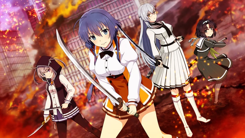 setouchi chie, shichinosato kofuki, musumi kiyoka, and kitora mirja (toji no miko and 1 more)