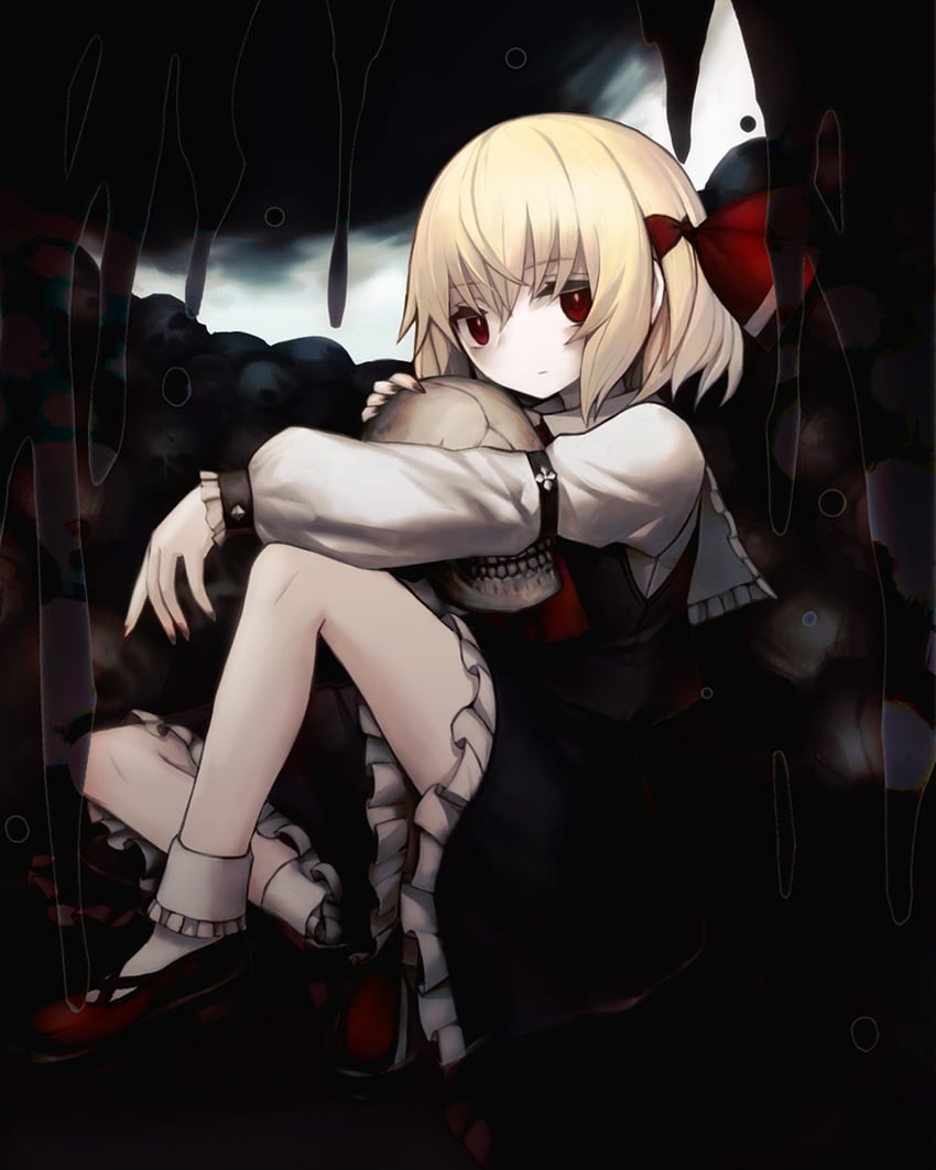 rumia (touhou) drawn by spark621