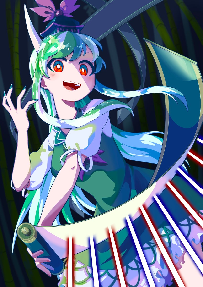 kamishirasawa keine and ex-keine (touhou) drawn by ikra_(ikrazusi)