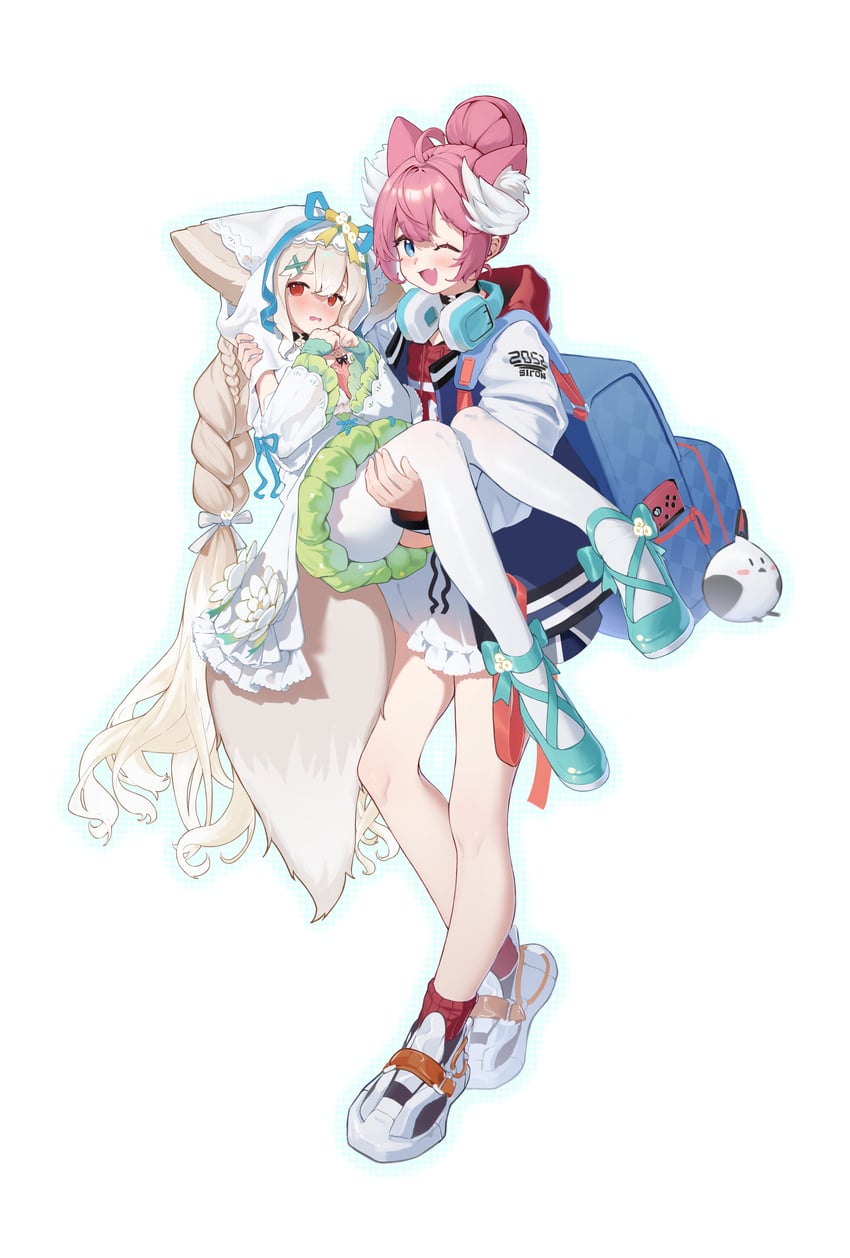 sakurada shiro and sakurada hane (original) drawn by xintianou