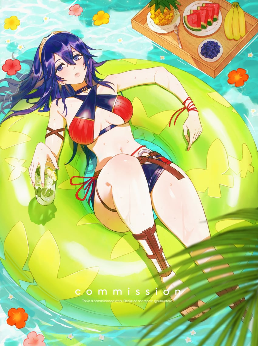 lucina (fire emblem and 2 more) drawn by sumustard