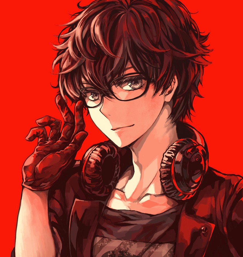 amamiya ren (persona and 3 more) drawn by jin_(phoenixpear)