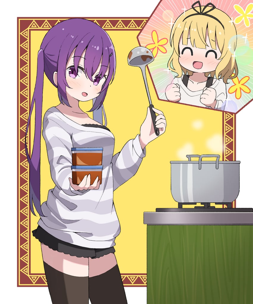 kirima syaro and tedeza rize (gochuumon wa usagi desu ka?) drawn by mohei