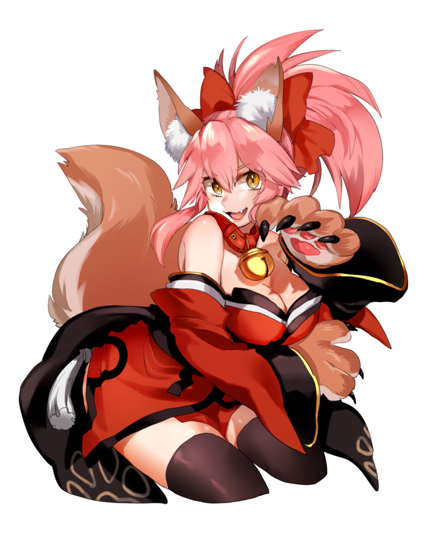 tamamo and tamamo cat (fate and 1 more) drawn by moov_(mb_52)