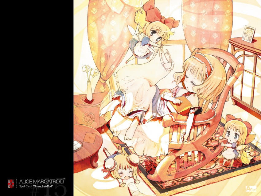 alice margatroid and shanghai doll (touhou) drawn by okome_(ricecandy)