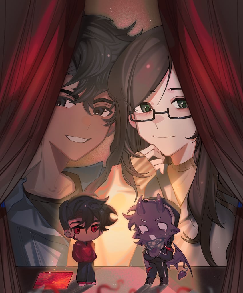 badboyhalo and skeppy (real life and 2 more) drawn by cihuabinggan