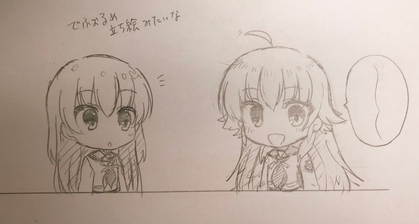 sekine shiori and irie miyuki (angel beats!) drawn by zuzuhashi