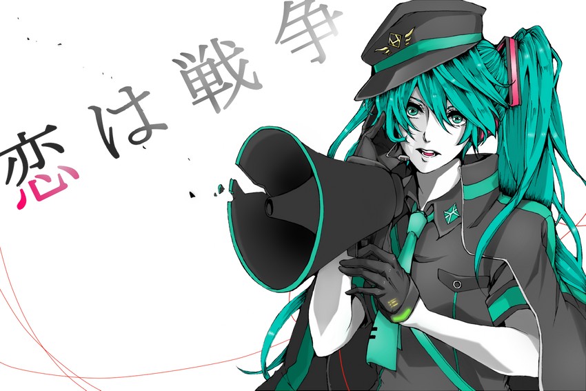 hatsune miku (vocaloid and 1 more) drawn by xiao_ban