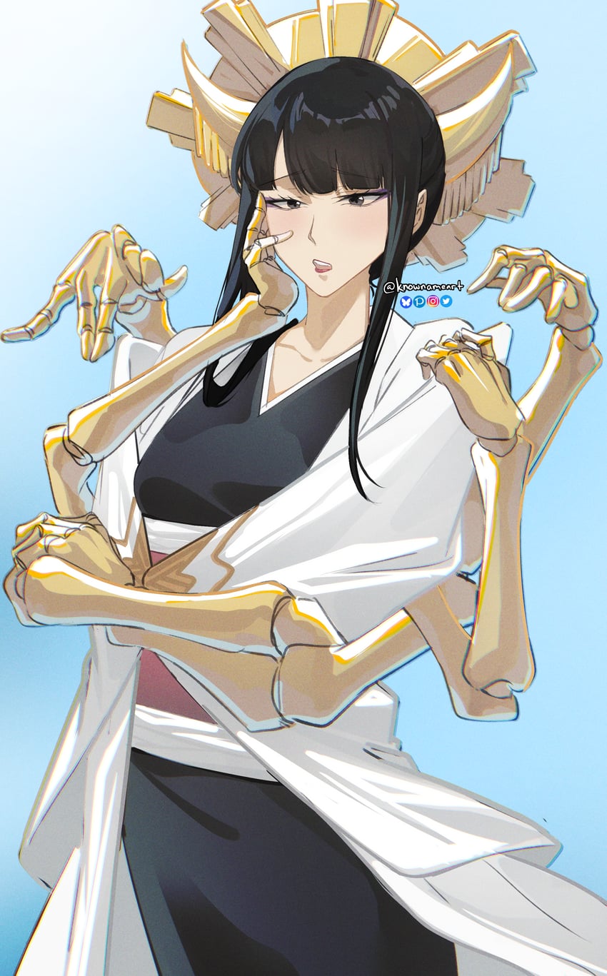shutara senjumaru (bleach and 1 more) drawn by knowname