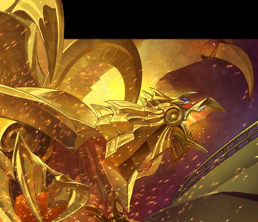 the winged dragon of ra (yu-gi-oh!) drawn by sukehachi