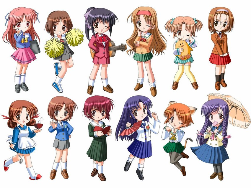 sugihara manami, matsuoka chie, adachi taeko, endou akira, hosaka miyuki, and 7 more (sister princess and 1 more)