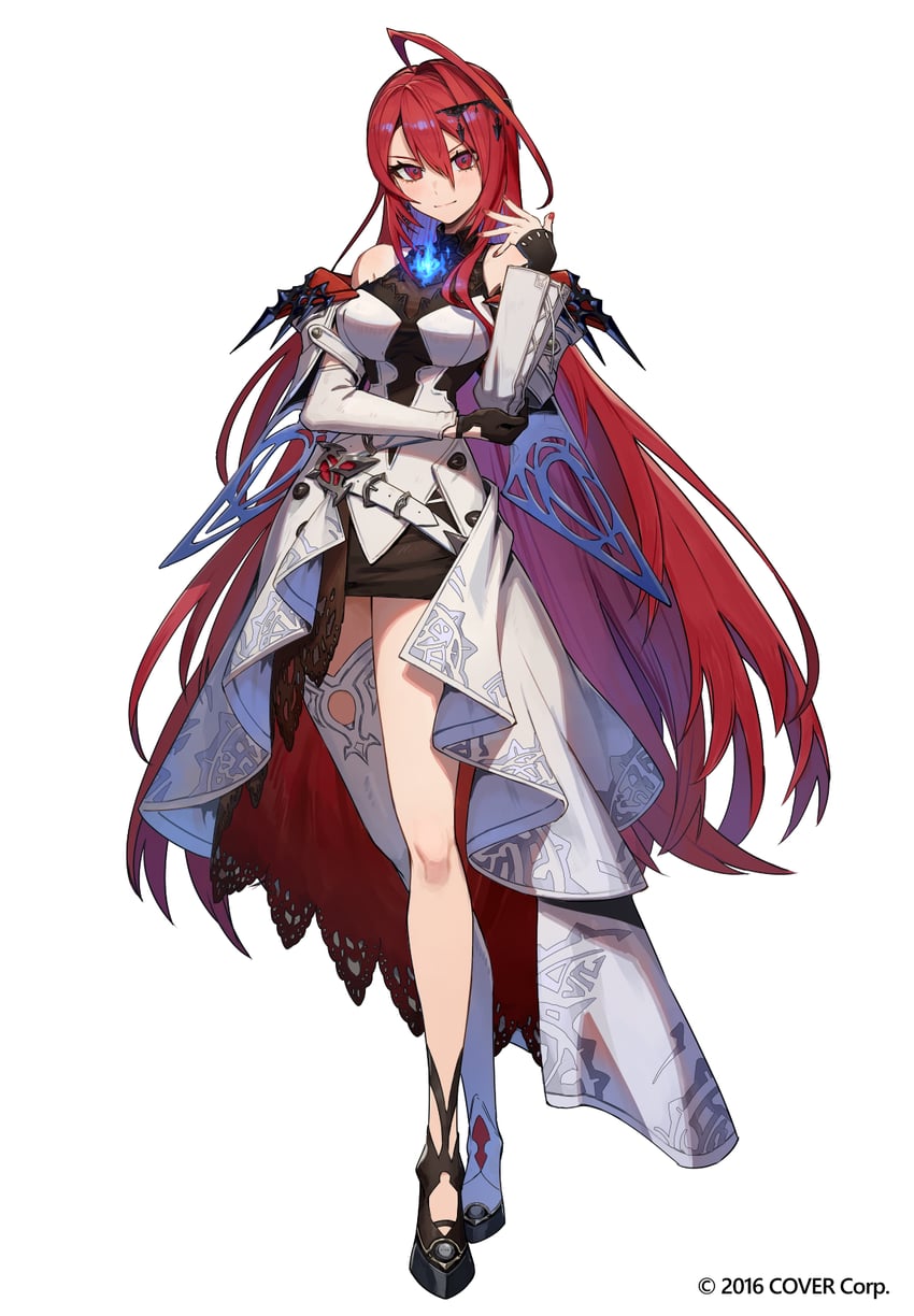 elizabeth rose bloodflame (hololive and 1 more) drawn by kuroi_susumu