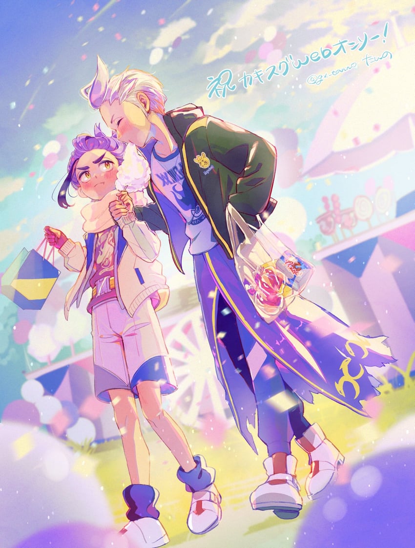 kieran and drayton (pokemon and 1 more) drawn by tannoci
