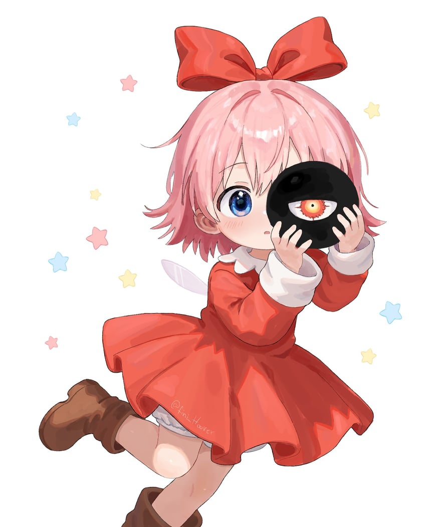 ribbon and dark matter (kirby and 1 more) drawn by fini_hoover