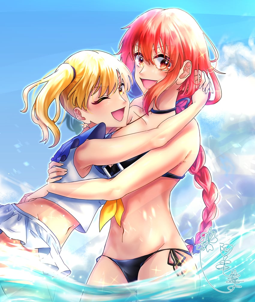 okazaki yumemi and kitashirakawa chiyuri (touhou) drawn by okame_hana