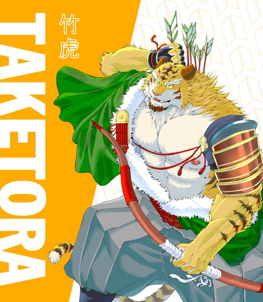 taketora (yasha legends of the demon blade) drawn by philljonskimax