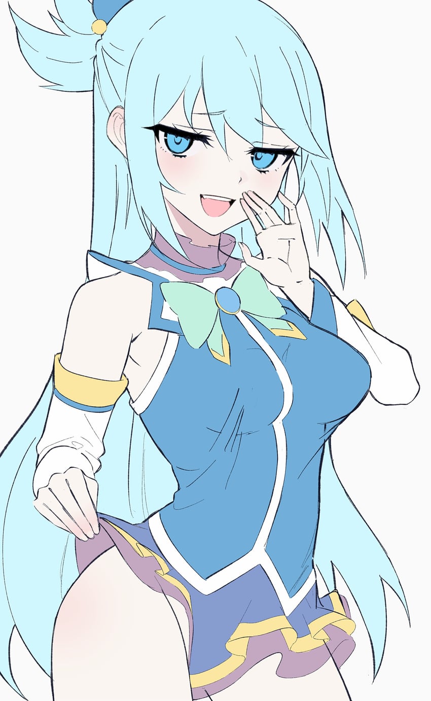 aqua (kono subarashii sekai ni shukufuku wo!) drawn by fuyukey