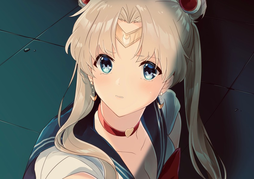 tsukino usagi and sailor moon (bishoujo senshi sailor moon and 1 more) drawn by en_(sonos)