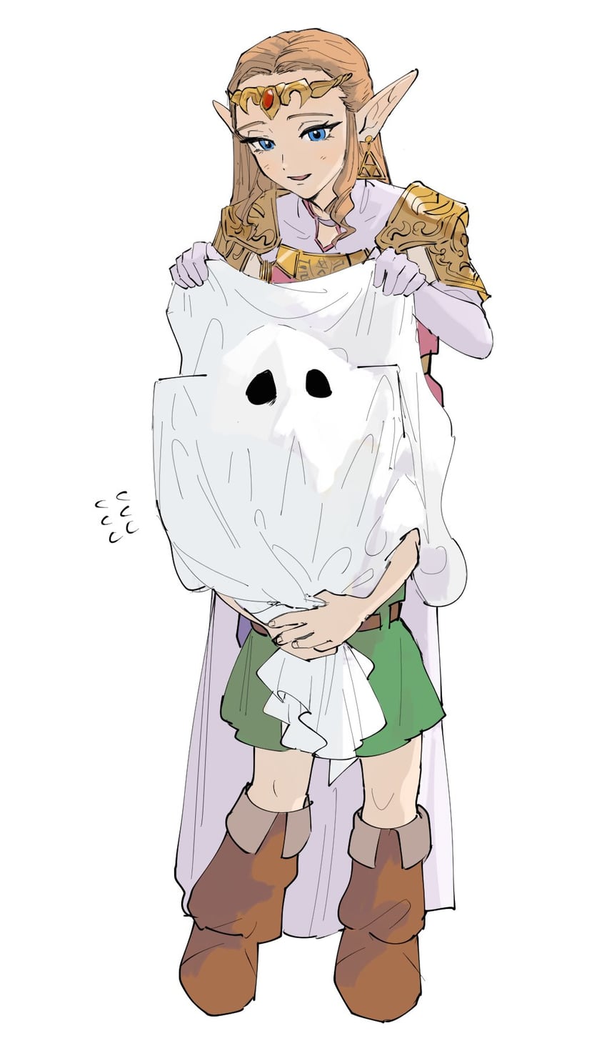link, princess zelda, and young link (the legend of zelda and 1 more) drawn by yamori_(yamoooon21)