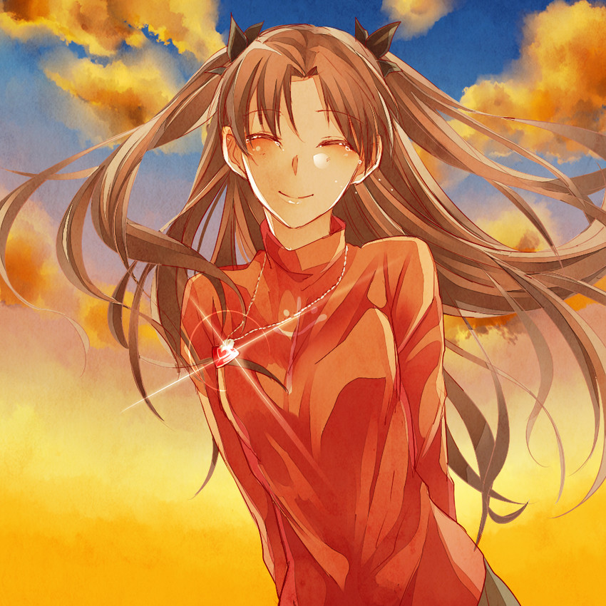 tohsaka rin (fate and 1 more) drawn by xxx_yc05