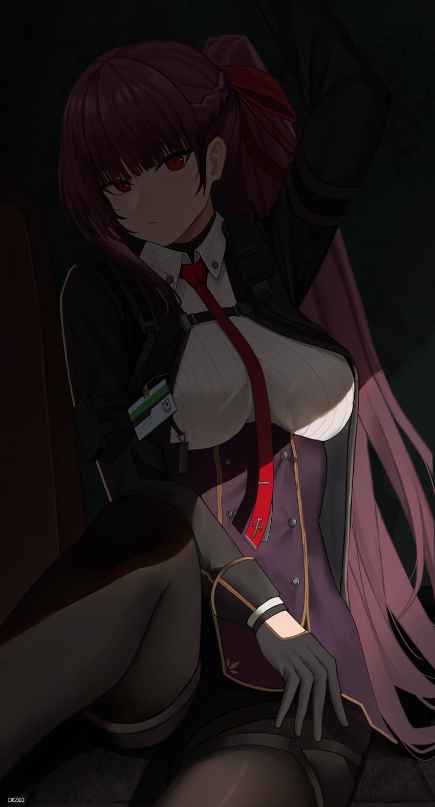 wa2000 and makiatto (girls' frontline and 1 more) drawn by cozie178