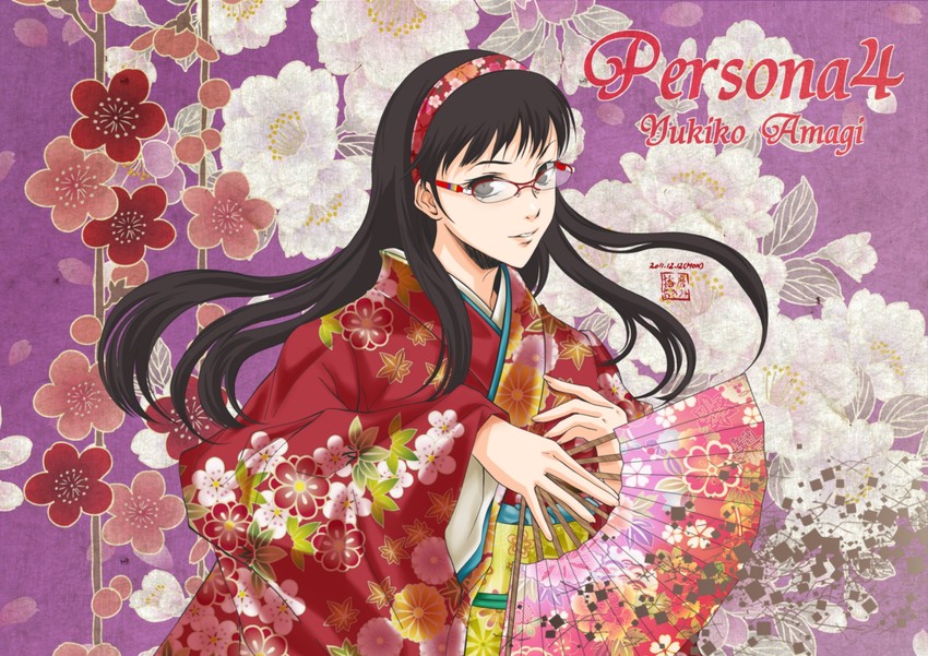 amagi yukiko (persona and 1 more) drawn by littlewing-fordreamer