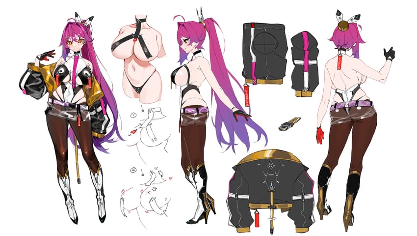 new (original) drawn by kare_huang and lk_(lk00)