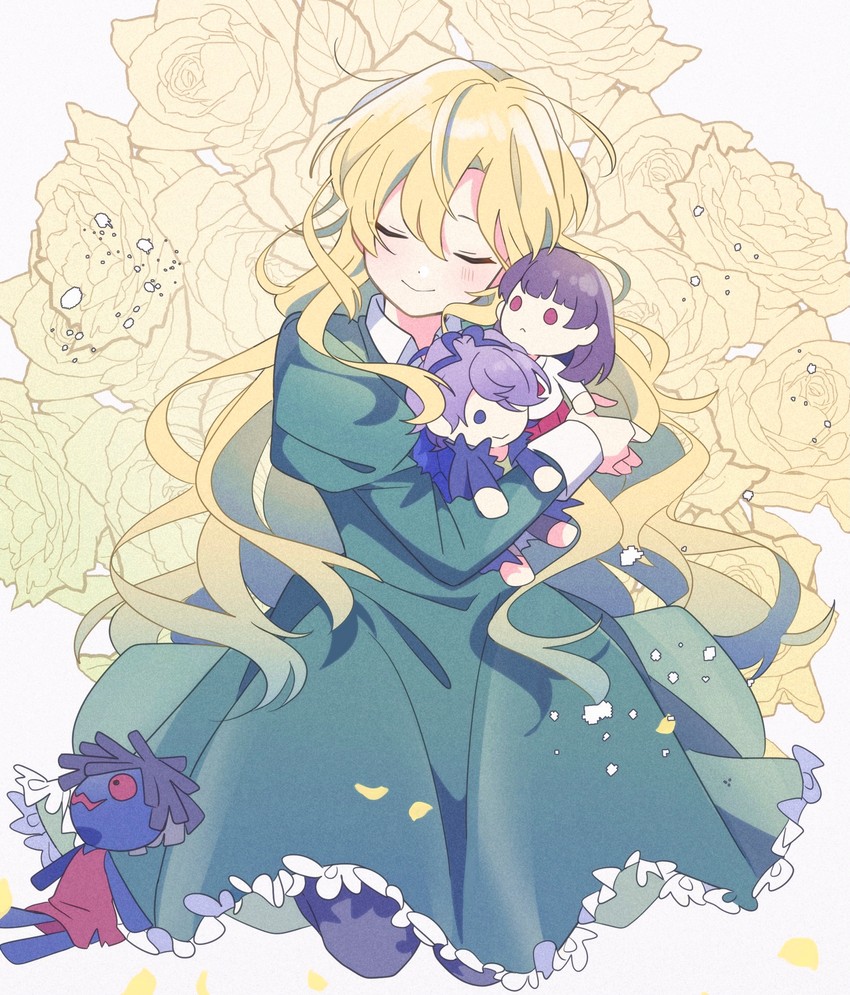 ib, mary, garry, and doll (ib) drawn by hakuuyori