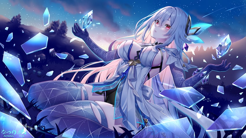 skirk (genshin impact) drawn by natsume_koji