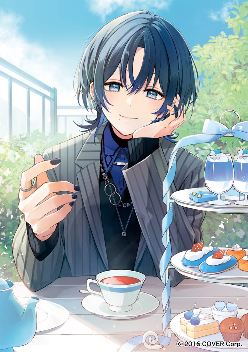 hiodoshi ao (hololive and 1 more) drawn by musshu_(omu001)