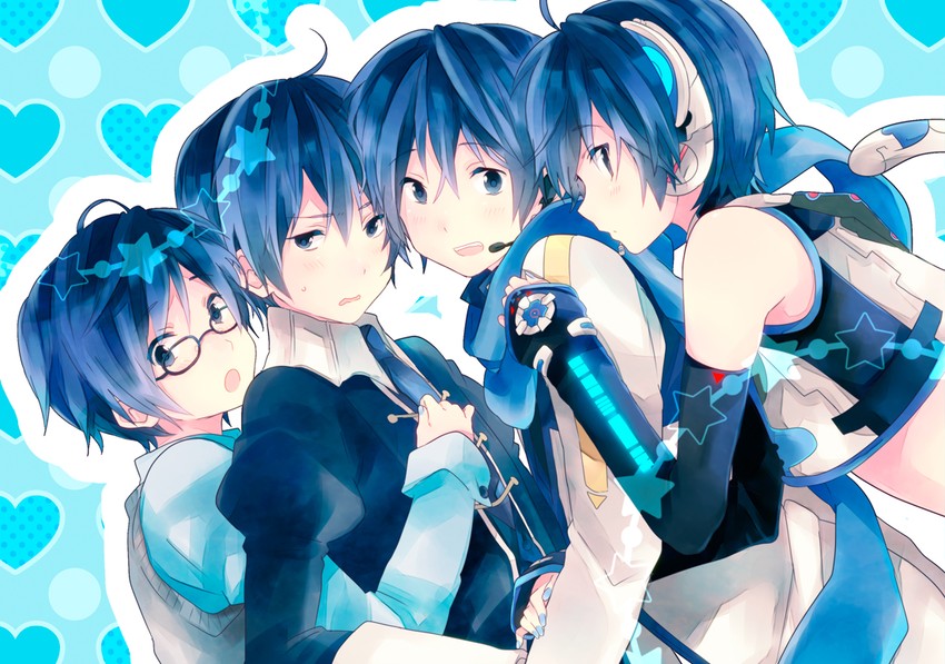 kaito (vocaloid and 2 more) drawn by ousaka_nozomi