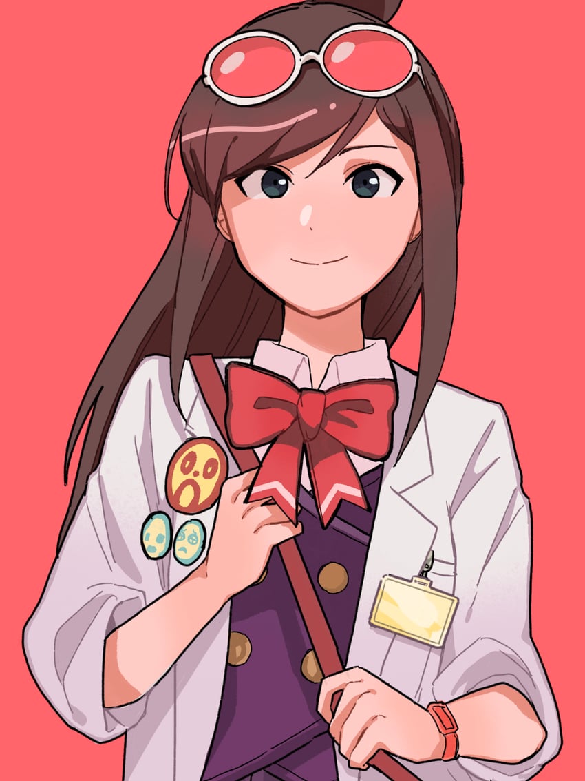 ema skye (ace attorney and 1 more) drawn by cornfarm