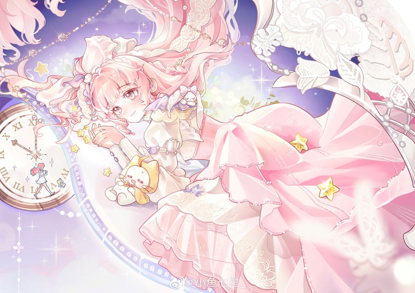 nikki, momo, and florescent dream (nikki and 1 more) drawn by xiaoyu_qixing