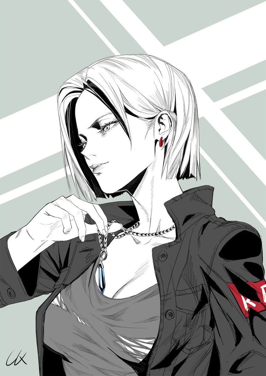 android 18 (dragon ball and 1 more) drawn by l.k
