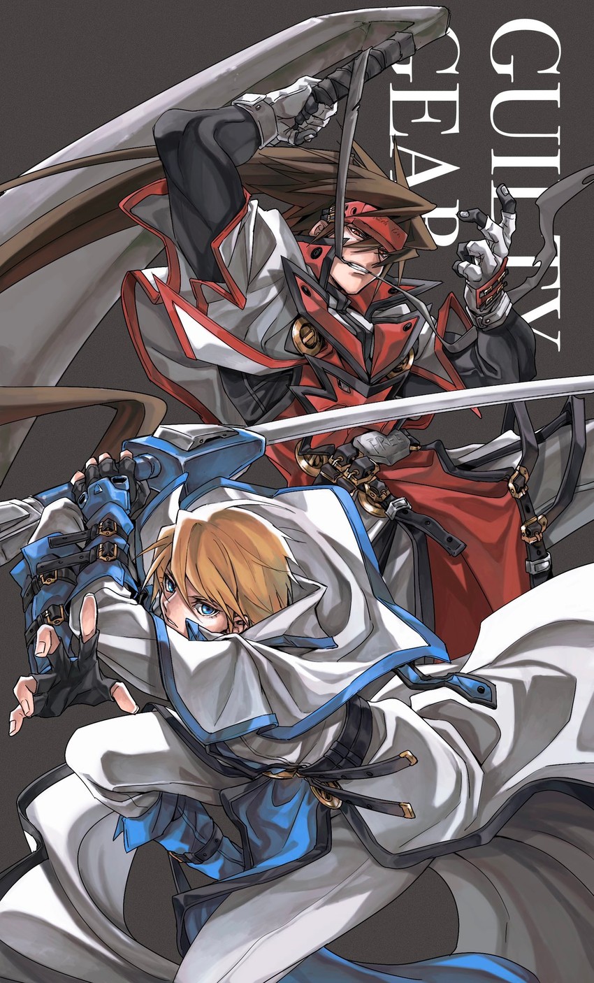 sol badguy, ky kiske, and order-sol (guilty gear and 1 more) drawn by dong_hole
