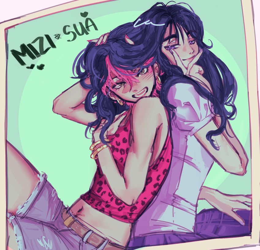 sua and mizi (alien stage) drawn by minyamotoo