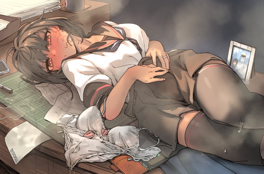 fubuki and fubuki kai ni (kantai collection) drawn by ergot