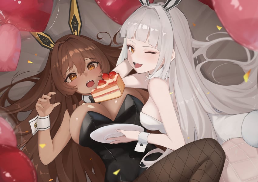 noir and blanc (goddess of victory: nikke) drawn by gmi_(jimmyovob)