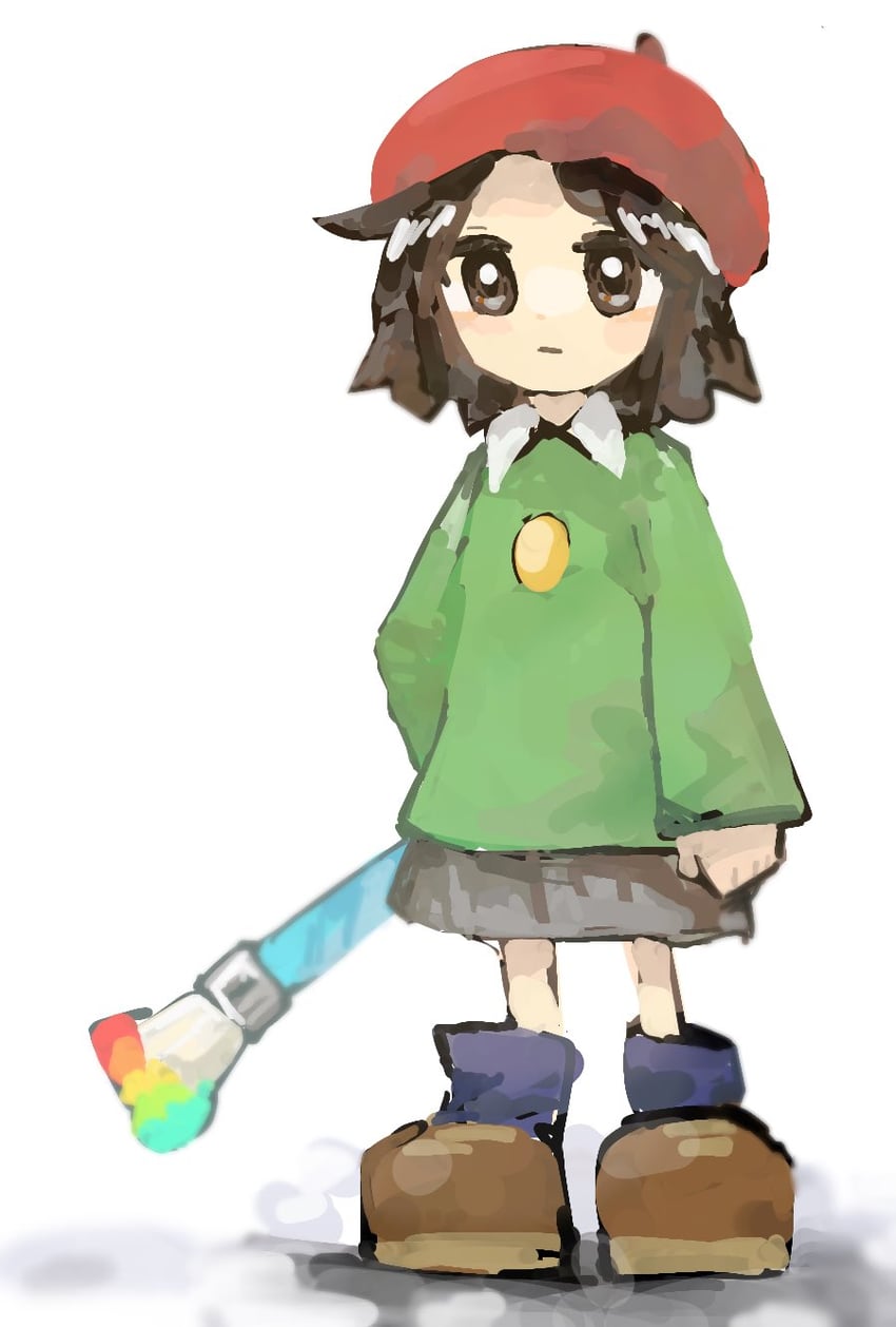 adeleine (kirby and 1 more) drawn by mizuna_(327)